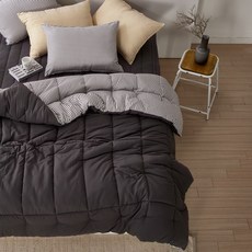 超細纖維水洗被組, 被子, Modern Charcoal