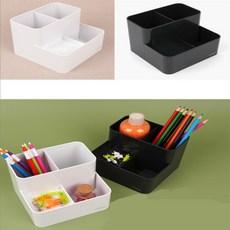 뇽스토리 펜슬홀더 데스크트레이, 화이트