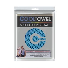 運動擦汗冰涼巾套裝 健身房速乾吸汗毛巾 夏季降溫矽膠套裝, 橙色(矽膠套包裝),30*90cm, 1個