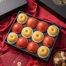 [H백화점특전]특대과 설 고급 사과 배 과일선물세트 5kg, 1세트