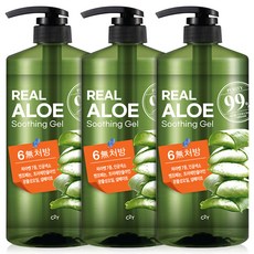 시투와이 알로에 수딩젤 대용량 펌프 수분크림 알로에베라 젤 겔, 3개, 1L