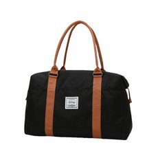 行李袋 旅行袋 拉桿行李袋 大行李袋 拉桿旅行袋 運動包健身包 拉桿袋 (mina百貨), 黑色, 1個