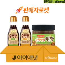[아이배냇] 베베 이유식 순간장 국물용 190ml+순간장 비빔용 190ml+순창한식된장 150g, 1개