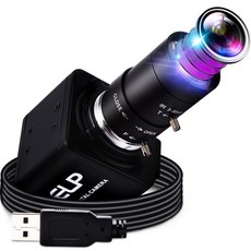 ELP 100fps 5-50mm 12.7" CMOS OV2710 광학 줌 웹캠 200만 화소 고속 웹캠 가변 초점