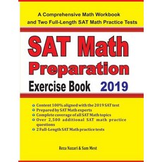 (英文圖書)SAT Math Preparation Exercise Book: A Comprehensive Math Workbook and Two Full-L... 平裝版, Effortless Math Education, 英文
