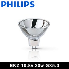 할로겐 램프 필립스 EKZ 10.8v 30w GX5.3 광학기 치과기구 내시경, 1개, 전구색