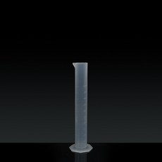 250ml 눈금 PVC 메스실린더 액체 부피측정 실험용기 실험도구 용량 원통형 도구 학교 기자재 학습 기구