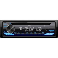 USB 포트가 있는 JVC KD-TD72BT 블루투스 자동차 스테레오 수신기 - AM/FM 라디오 CD 및 MP3 플레이어 Amazon Alexa 지원 13자리 LCD 듀얼, 1개