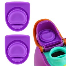 ZONBBEE Owala Freesip16/19/24/32/40oz 뚜껑 물병 개스킷 실리콘 캡 인서트 5개 스토퍼 교체 부품 액세서리 5가지 색상 7 166507, 2-Pack Stoppers, 2 Purple