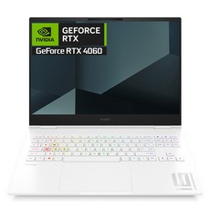 HP 2024 오멘 슬림 16 코어i7 인텔 14세대 지포스 RTX 4060, 세라믹 화이트, 4TB, 64GB, 윈도우 11 홈, 16-u1023TX