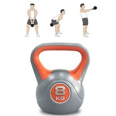 보통 체력의 여성 웨이트 중급자용 8kg 케틀벨, 리쉬 케틀벨 8kg, 1개, 프로모릭스_스타일리쉬 케틀벨 8kg