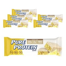 PURE PROTEIN 蛋糕口味蛋白棒, Lemon Cake, 6入