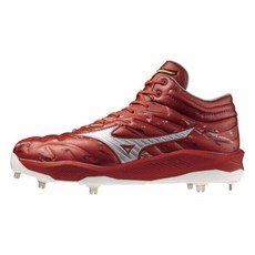 Mizuno 男 棒球釘鞋 中筒 人工皮革 11GM243561