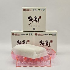 에이엔 다흰한방비누 [ 비누곽 증정 ] 카모마일 알콕 글리세린 알로에베라 추출물 아르기닌 그레이프씨드오일 티트리오일 박하 녹두 죽염 은행 고삼, 105g, 3개입