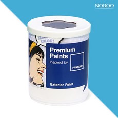 노루페인트 팬톤 실외 벽면 저광 페인트, 16-4530 Aquarius, 1L, 1개