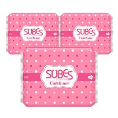 슈베스 생리대 캐치미 슬림 대형 12p x3팩, 12개입, 3개