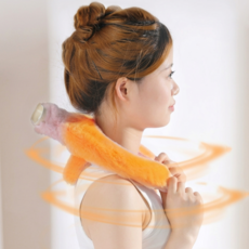 아이레노 목 어깨 보온 물주머니 U자형 밀착 설계 찜질용 핫팩, 그레이(Grey), U형