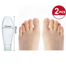 통기성 슬리브 손가락 보호대 실리콘 방수 마찰 방지 발가락 캡 부상 발 관리 도구, 1개, 4. CC