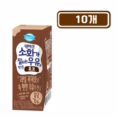 덴마크 소화가 잘되는 우유로 만든 초코우유, 190ml, 10개