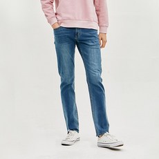 잠뱅이 남 뒷주머니 절개 디테일 시와 올약워싱 데님_AM1DIG109-MB 717321