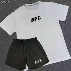 運動訓練散打速乾短袖透氣衣短褲套裝：緊身透氣、搏擊格鬥、健身跑步皆適宜