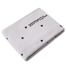 加大加厚吸水浴巾 - 超細纖維柔軟棉絨速乾浴巾 (140x70cm) 撲克牌加大加厚吸水浴巾, 小梅花, 1個