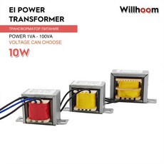 10W EI 전원 변압기 16X25 단일 출력 9V 12V 110VPure 구리 와이어 오디오 증폭기 입력 220V, [03] Input 380V, [04] 15V, 15)Input 380V  18V