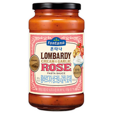 폰타나 롬바르디아 생크림 앤 갈릭 로제 파스타소스, 600g, 10개