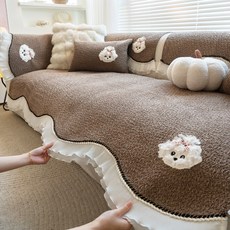 FEIFAN 4인용쇼파패드 사계절용 미끄럼 방지 돌 매트 90*240