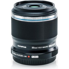 올림푸스 M.Zuiko 디지털 ED 30mm F3.5 매크로 렌즈 Micro Four Thirds 카메라용, 1개