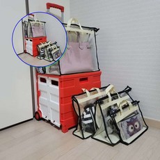 쌍문상회 지금 필요한 가방보관함 더스트백 명품가방보관함 가방정리함 가방더스트백 중 가방보관정리대 31872EA, 본상품