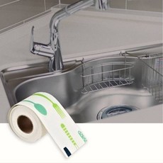 싱크대 물막이 주방 물 흡수 테이프 부직포 곰팡이 방지 창틀 방수 화이트