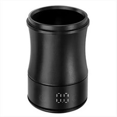 커피 컵 커피 스케일 커피 파우더 컵 스케일 전자 저울 커피 스케일 금속 티컵, 검은색