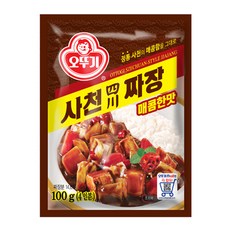 오뚜기 사천짜장 과립형 매콤한맛, 100g, 1개