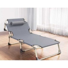 썬베드 접이식 야외 선배드 원목 썬텐 의자 플라스틱 체어 A. 회색 두꺼운 원형 튜브, G. 회색 둥근 튜브 실크 패드