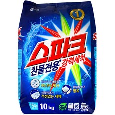 스파크 찬물전용 세탁세제, 10kg, 3개