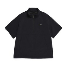 내셔널지오그래픽 남여공용 아델리 경량 우븐 스트레치 스탠드넥 반팔 아노락 N252UFT143 CRG093 OBR195