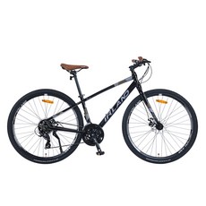 BIKEDNA R721 LITE 平把鋁合金碟煞公路車 SHIMANO21速煞變合一內走線搭配前後快拆輪組配置最齊全, 亮光黑, 1個