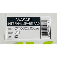 KASK WASABI 安全帽內襯 原廠備用襯墊 尺寸62 UNI, 1個, L