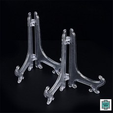 접시 받침대 투명접시받침대, 소 4P