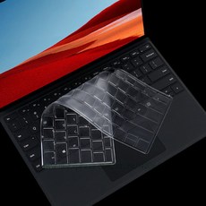 Microsoft Surface Pro X ARM 버전 노트북 방수 초박형 TPU 투명 키보드 커버 보호대 스킨, [01] 옵션1, 1개