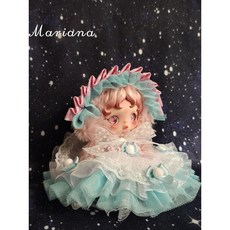 스컬판다 인형옷 핸드메이드 레이스 수제 드레스 원피스 풀세트 no.7540