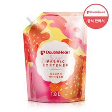 더블하트 유아 섬유유연제 베이비플로럴향 리필, 1.8L, 1개