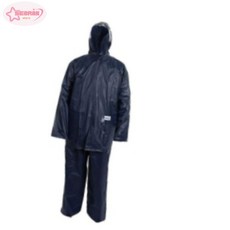 서락 스마토 작업용 우의 투피스 곤색 낚시용우의