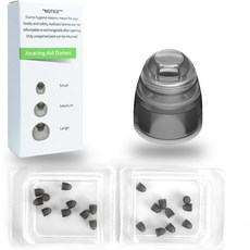 20 pcs 포낙 오픈 보청기 돔 소형 0.29인치7.5mm 아우데오 마블 파라다이스 발광 액세서리 20개 4.0 소형에 이상적입니다, Cap 4.0