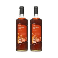 메가커피 네이쳐티 솔티드카라멜 시럽 1L 2개세트, 2개