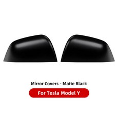 사이드미러 부품 YZ 탄소 섬유 자동차 붙여 넣기 측면 도어 미러 커버 테슬라 호환 모델 3 Y 자동 외장 액세서리 ABS 후면보기