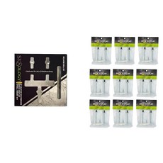 Sk8ology 스케이트보드 데크 디스플레이 10피스 키트 플로팅 벽 마운트