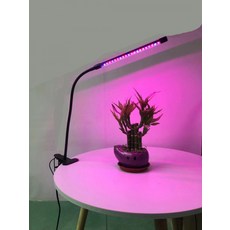 LED 클립형 식물생장조명 USB 기능 실내 식물재배용 보조 조명 풀스펙트럼 식물등 LED식물등 바형 스탠드형, 단일 튜브 식물 조명 0.8m (포함) - 1m (포함, 1개