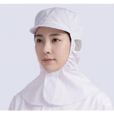 니츠마켓 어깨덮개형 식품업소 위생모자, 5개, 화이트